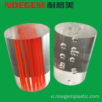 Chất liệu tiêu chuẩn Thanh nhựa PMMA acrylic